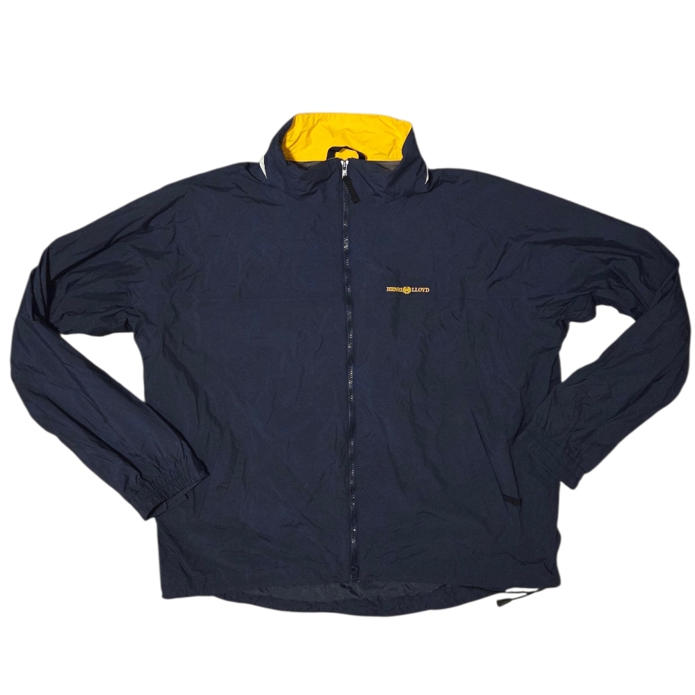 Henri Lloyd Sailing Rain‎ Outdoor Waterproof Mesh Lined Coat Jacket Pockets XXL
